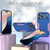 iPhone 17 Pro Commuter Shockproof TPU + PC Phone Case - Royal Blue+Pink iPhone 17 Pro Commuter Shockproof TPU + PC Phone Case - Royal Blue+Pink