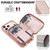 iPhone 17 Pro Crossbody Zipper RFID Card Bag Phone Case - Rose Gold iPhone 17 Pro Crossbody Zipper RFID Card Bag Phone Case - Rose Gold
