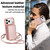 iPhone 17 Pro Crossbody Zipper RFID Card Bag Phone Case - Rose Gold iPhone 17 Pro Crossbody Zipper RFID Card Bag Phone Case - Rose Gold