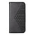 iPhone 17 Pro Cubic Grid Calf Texture Magnetic Leather Phone Case - Black