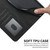 iPhone 17 Pro Cubic Skin Feel Flip Leather Phone Case - Black