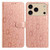 iPhone 17 Pro Daisy Embossed Leather Phone Case - Rose Gold iPhone 17 Pro Daisy Embossed Leather Phone Case - Rose Gold