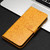 iPhone 17 Pro Daisy Embossed Leather Phone Case - Yellow