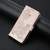 iPhone 17 Pro Datura Flower Embossed Flip Leather Phone Case - Rose Gold iPhone 17 Pro Datura Flower Embossed Flip Leather Phone Case - Rose Gold