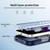 iPhone 17 Pro Defend Rugged Gear Holder MagSafe Phone Case - Blue + Transparent Blue