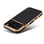 iPhone 17 Pro Denior Cowhide Leather Plating Phone Case - Black
