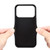 iPhone 17 Pro Denior D07 DV Elastic Card Slot PU Back Cover Phone Case - Black
