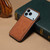 iPhone 17 Pro Denior D08 PU Single Card Slot Holder Phone Case - Brown