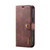 iPhone 17 Pro DG.MING Crazy Horse Texture Detachable Magnetic Leather Phone Case - Red