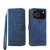 iPhone 17 Pro Dierfeng Dream Line TPU Hybrid PU Leather Phone Case - Blue