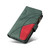 iPhone 17 Pro Dual-color 9 Card Slots Zipper Wallet Leather Phone Case - Green iPhone 17 Pro Dual-color 9 Card Slots Zipper Wallet Leather Phone Case - Green