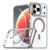 iPhone 17 Pro Dual-Color Clear Acrylic Hybrid TPU MagSafe Phone Case - Desert Gold