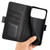 iPhone 17 Pro Dual-side Magnetic Buckle Horizontal Flip Leather Phone Case - Black