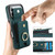 iPhone 17 Pro Elastic Card Bag Ring Holder Phone Case - Dark Green iPhone 17 Pro Elastic Card Bag Ring Holder Phone Case - Dark Green
