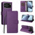 iPhone 17 Pro ENKAY RFID Blocking Wallet Kickstand Litchi Texture Leather Phone Case - Purple