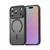 iPhone 17 Pro Fan Dun Series TPU Hybrid PC Frosted Magsafe Phone Case - Black