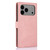 iPhone 17 Pro Fantasy Skin-feel Calfskin Texture Leather Phone Case - Pink