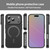 iPhone 17 Pro Fanying Series PC Hybrid TPU Translucent Frosted MagSafe Phone Case - Black iPhone 17 Pro Fanying Series PC Hybrid TPU Translucent Frosted MagSafe Phone Case - Black