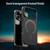 iPhone 17 Pro Fanying Series PC Hybrid TPU Translucent Frosted MagSafe Phone Case - Black iPhone 17 Pro Fanying Series PC Hybrid TPU Translucent Frosted MagSafe Phone Case - Black