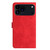 iPhone 17 Pro Flower Embossing Pattern Leather Phone Case - Red