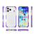 iPhone 17 Pro Four-corner Shockproof TPU Hybrid Acrylic Phone Case - Purple