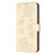 iPhone 17 Pro Four-leaf Embossed Leather Phone Case - Gold iPhone 17 Pro Four-leaf Embossed Leather Phone Case - Gold