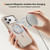 iPhone 17 Pro Imitation Original CD Texture Magsafe PC Hybrid TPU Phone Case - Beige Grey