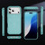 iPhone 17 Pro Imitation Original CD Texture Magsafe PC Hybrid TPU Phone Case - Light Blue