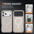 iPhone 17 Pro Imitation Original Magsafe PC Hybrid TPU Phone Case - Beige Grey