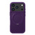 iPhone 17 Pro Kalebol Frosted MagSafe Holder Acrylic Hybrid TPU Phone Case - Purple