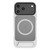iPhone 17 Pro Kalebol MagSafe Invisible Tilt Holder PC Hybrid TPU Case - Grey White