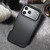 iPhone 17 Pro Kalebol Shockproof PC Hybrid TPU Phone Case with Back Clip - Black