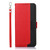 iPhone 17 Pro KHAZNEH Litchi Texture Leather RFID Phone Case - Red