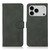 iPhone 17 Pro KHAZNEH Matte Texture Leather Phone Case - Green