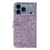 iPhone 17 Pro Lace Flower Embossing Flip Leather Phone Case - Purple
