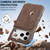 iPhone 17 Pro LC.IMEEKE Hon Ancient Series Flip Leather Phone Case - Coffee iPhone 17 Pro LC.IMEEKE Hon Ancient Series Flip Leather Phone Case - Coffee