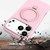 iPhone 17 Pro Liquid Silicone MagSafe Magnetic Phone Case with Ring Holder - Grey Pink iPhone 17 Pro Liquid Silicone MagSafe Magnetic Phone Case with Ring Holder - Grey Pink