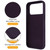 iPhone 17 Pro Liquid Silicone MagSafe Magnetic Phone Case with Ring Holder - Purple