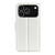 iPhone 17 Pro Litchi Texture Horizontal Flip Leather Phone Case with Holder - White iPhone 17 Pro Litchi Texture Horizontal Flip Leather Phone Case with Holder - White
