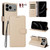 iPhone 17 Pro Litchi Texture RFID Blocking 3-Card Wallet Leather Phone Case - Beige