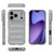 iPhone 17 Pro Magic Shield TPU + Flannel Phone Case - Grey