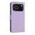 iPhone 17 Pro Metal Bow Leather Phone Case with Hand Strap - Purple