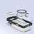 iPhone 17 Pro Metal Eyes Lens Ring MagSafe Anti-drop Phone Case - Black