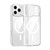 iPhone 17 Pro Metal Eyes Lens Ring MagSafe Anti-drop Phone Case - Transparent