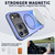 iPhone 17 Pro Metal Rotation Holder MagSafe TPU Hybrid PC Phone Case - Purple iPhone 17 Pro Metal Rotation Holder MagSafe TPU Hybrid PC Phone Case - Purple