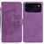 iPhone 17 Pro Moonlit Butterfly Dance Pattern Embossed Leather Phone Case - Purple iPhone 17 Pro Moonlit Butterfly Dance Pattern Embossed Leather Phone Case - Purple