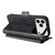 iPhone 17 Pro Multi-card Slots Crossbody Cowhide Leather Phone Case - Black iPhone 17 Pro Multi-card Slots Crossbody Cowhide Leather Phone Case - Black