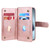 iPhone 17 Pro Multi-Function Wallet 10 Card Slots Leather Phone Case - Rose Gold iPhone 17 Pro Multi-Function Wallet 10 Card Slots Leather Phone Case - Rose Gold