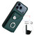 iPhone 17 Pro Organ Card Bag Ring Holder Phone Case with Long Lanyard - Green iPhone 17 Pro Organ Card Bag Ring Holder Phone Case with Long Lanyard - Green
