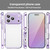 iPhone 17 Pro PC Hybrid TPU Airbag Shockproof Phone Case - Transparent Purple iPhone 17 Pro PC Hybrid TPU Airbag Shockproof Phone Case - Transparent Purple